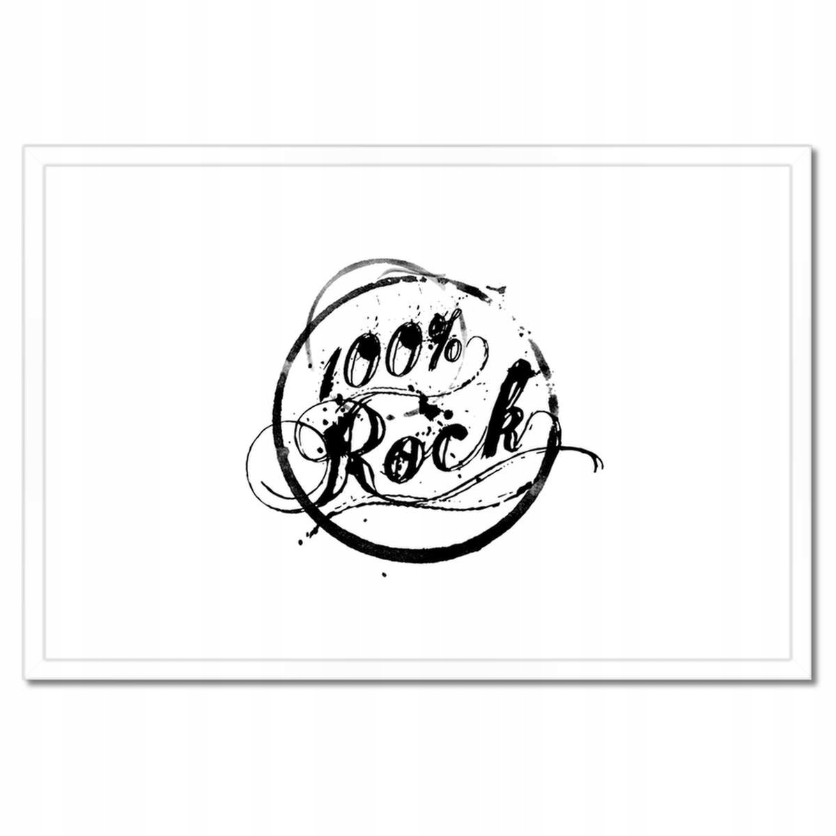 Plakáty v rámu 60 x 40 100 procent Rock Hudba