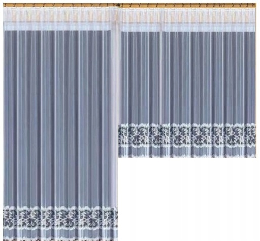 Mg Záclona žakár 574/171 Bílá 250X250 cm Hotová S Páskou K