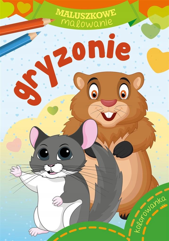

Maluszkowe malowanie Gryzonie Kolorowanka Malowank