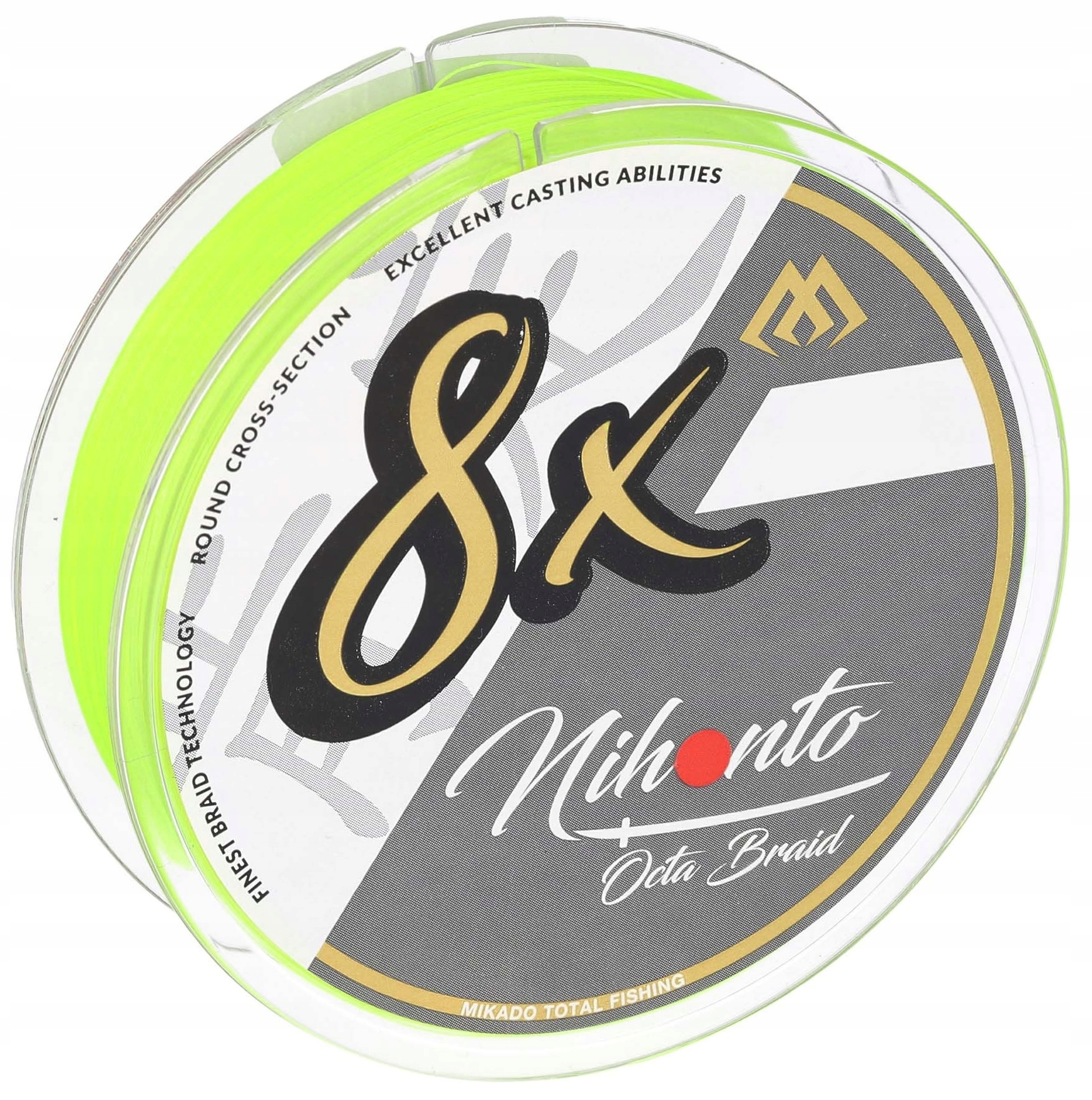 Plecionka wędkarska 0.12mm 8.9kg 150m Fluo Nihonto Octa Braid Mikado