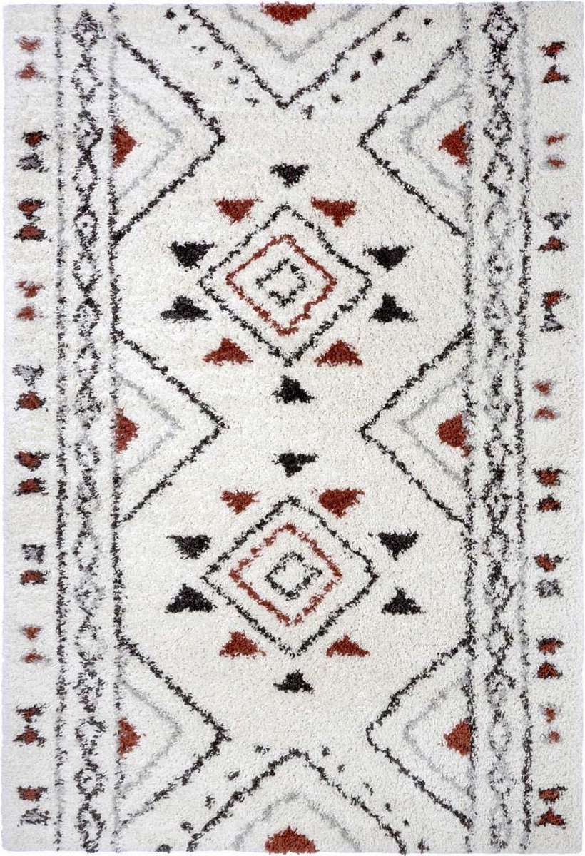 Dywan Shaggy premium 200x290 biały skandynawski