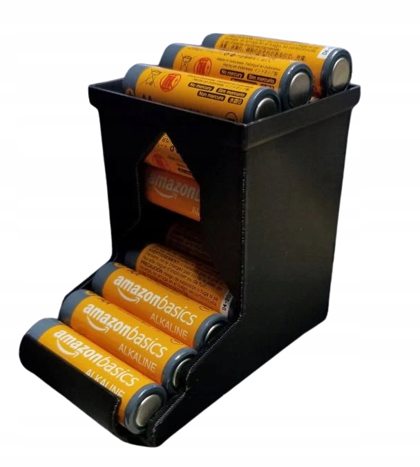 Organizer Na Baterie Komplet Aaa Akumulatorki Pudełko Paluszki Eko