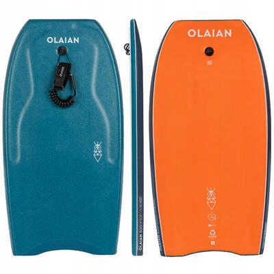Deska bodyboard Olaian 500 z leashem Rozmiar 40