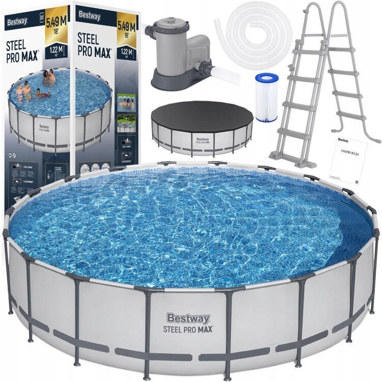 Bestway Bazén Roštový 549x122 cm 11v1 56462