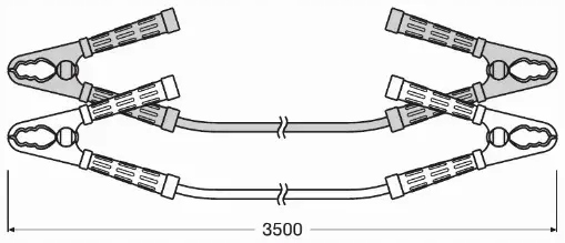 OSRAM STARTERCABLE 700A OSC250 KABLE ROZRUCHOWE EAN (GTIN) 4062172220897