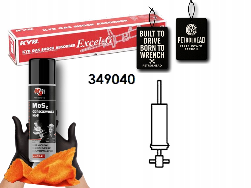 Tlumič Citroen Zadní C-crosser Mitsubishi Outla #Petrolhead Pro+ Kit1