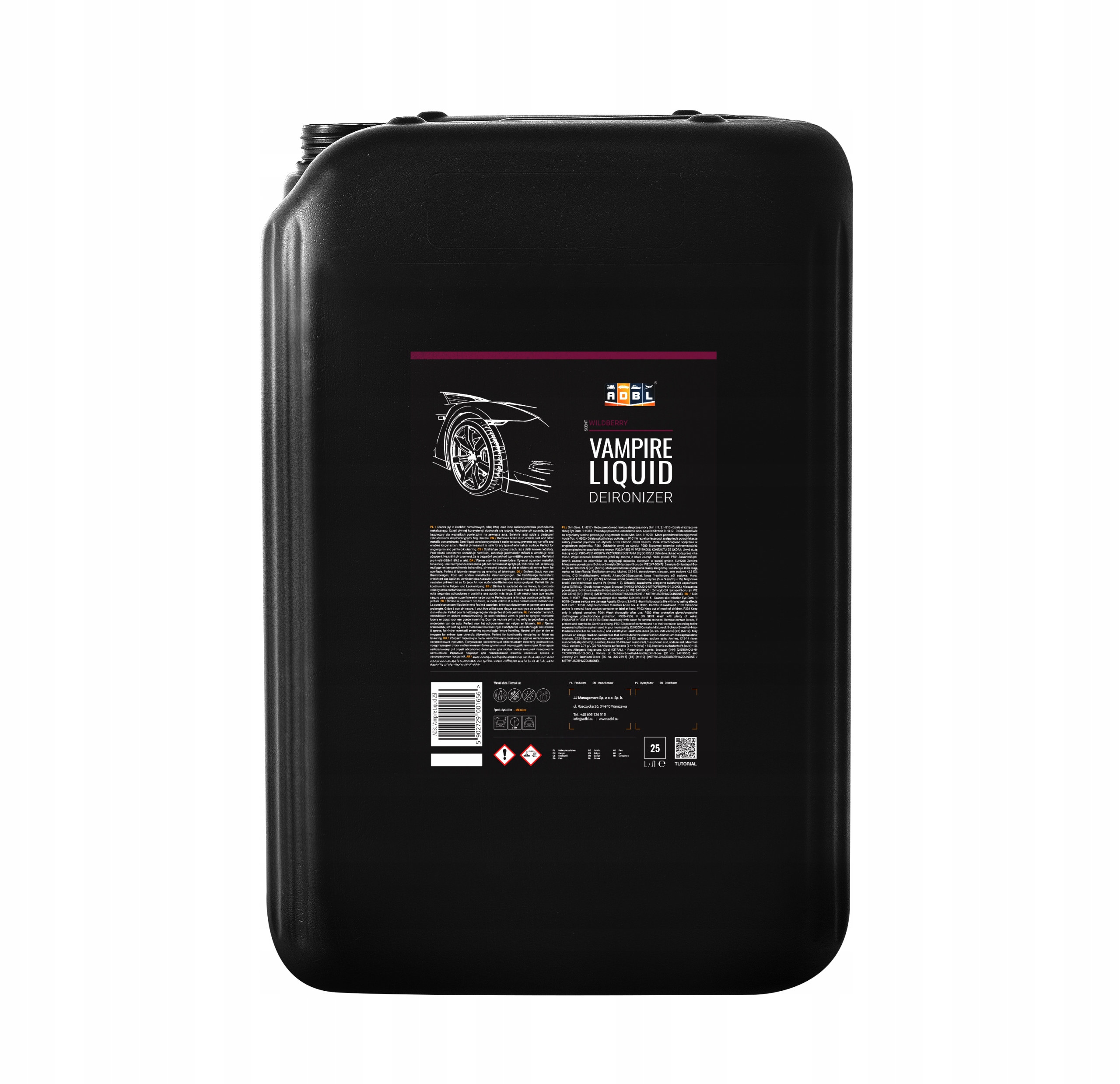 Adbl Vampire LIQUID deironizer для лаковых дисков 25L