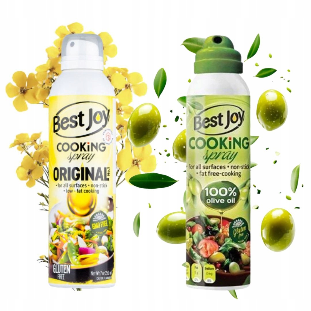 Best Joy Cooking Spray 100% Canola 500 ml Olive Oil 250 ml