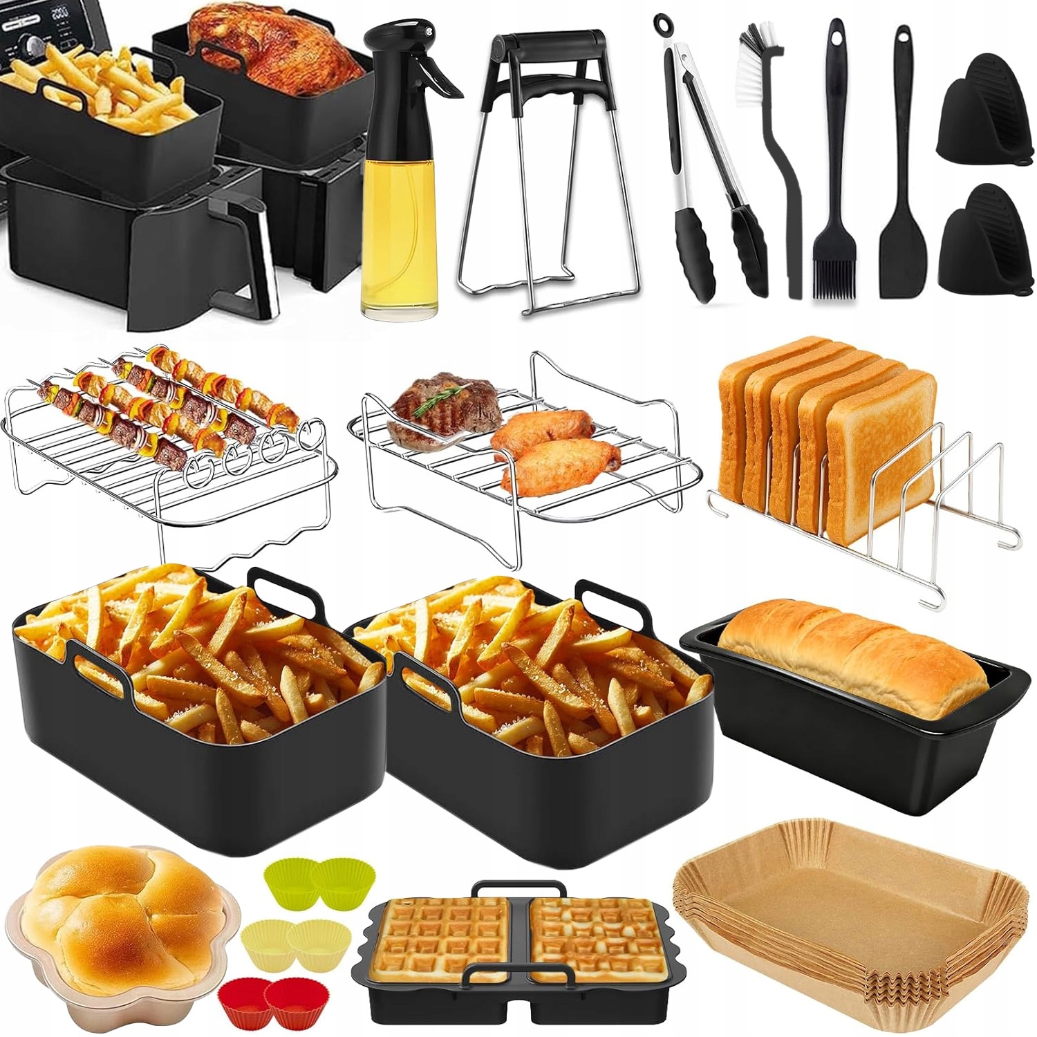 Příslušenství K Fritéze Ninja Airfryer AF400EU Dual Zone 24 Kusů