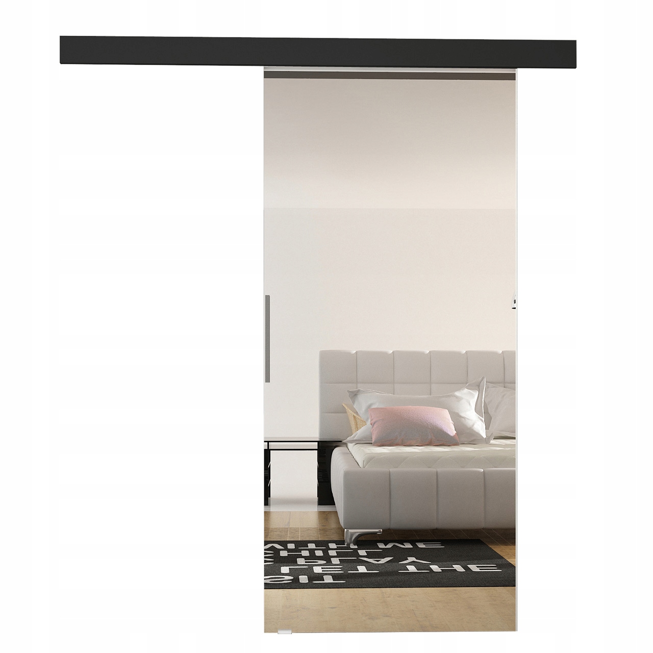 DRZWI PRZESUWNE wewnętrzne BRANDO II 80 cm LUSTRO