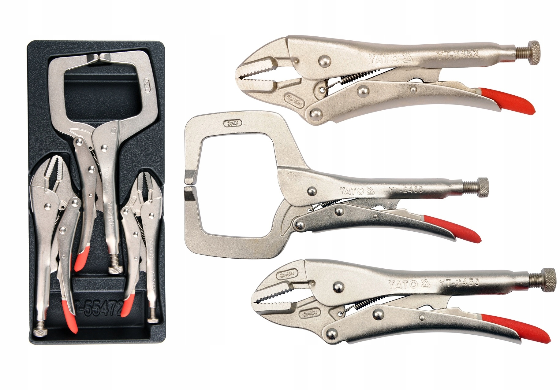 ЗВАРЮВАЛЬНІ КЛІЩІ YATO YT-55472