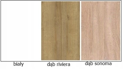 Komoda z szufladami 92cm Dąb Riviera KOSS04 Liczba szuflad 4