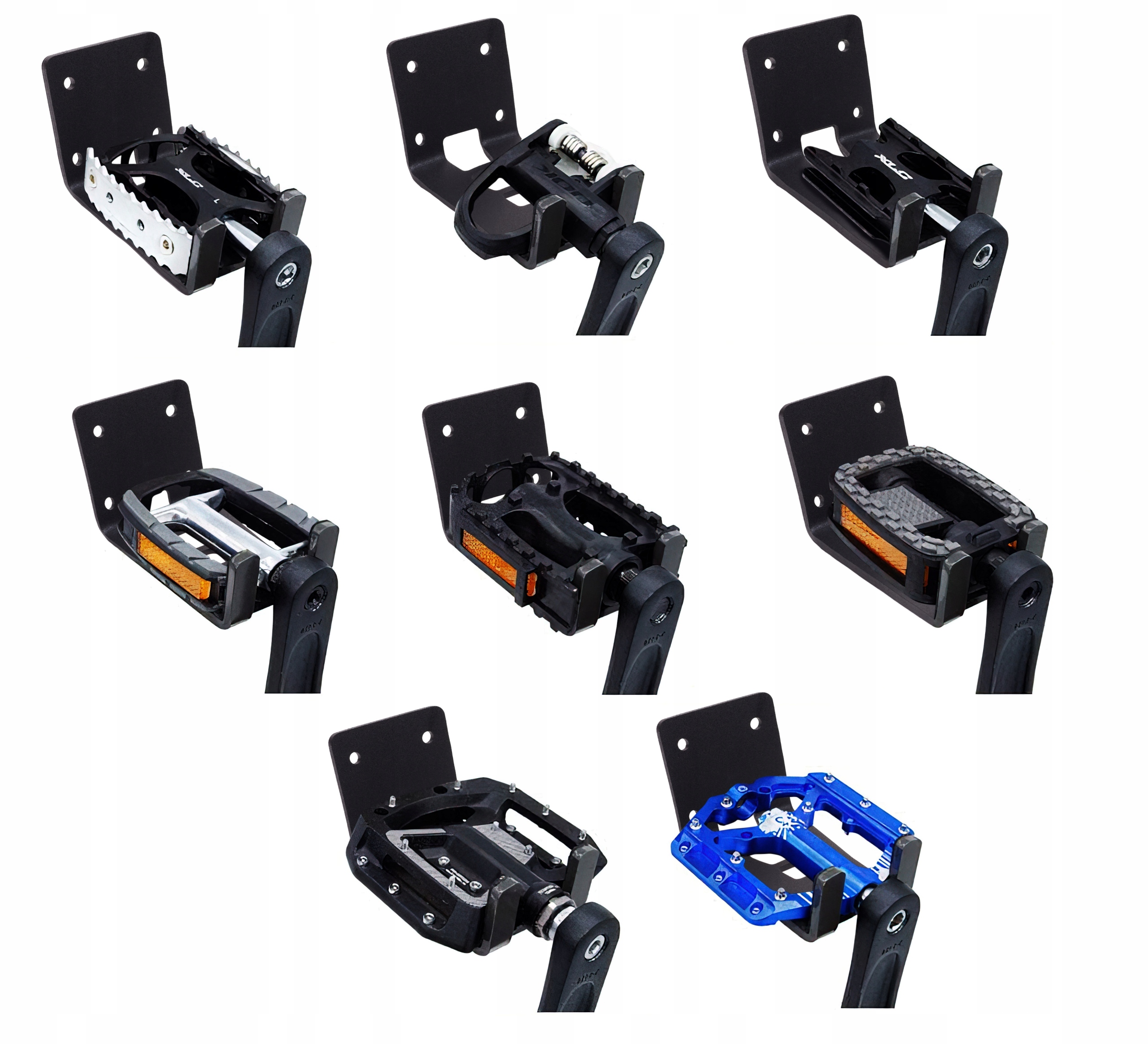 WIESZAK NA ROWER, UCHWYT ZA PEDAŁ CZARNY EAN (GTIN) 1234666860121