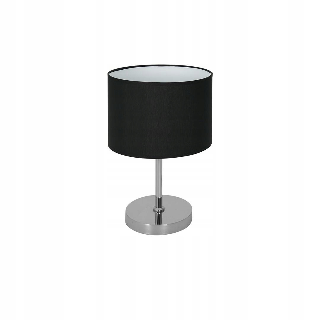 Stolní lampa Casino Černá Stříbrná Stínidlo 1xE27 40 cm Stolní lampa Domov