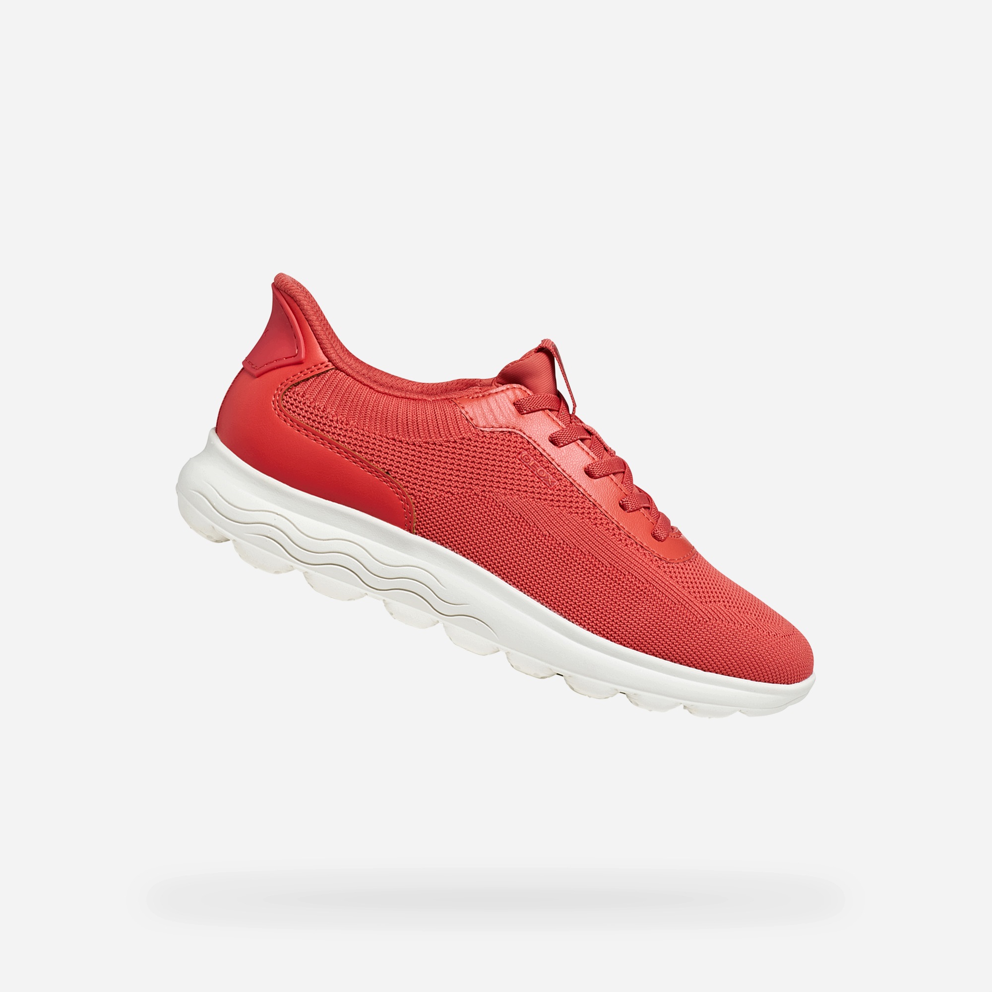 Geox Červené dámské tenisky Geox Spherica Plus Fast in
