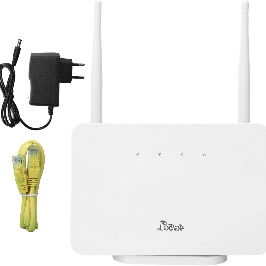 Domowy Router 4G Lte Z Kartą Sim Do 300 Mb/s Z Wifi Dla Smart Home I Biura