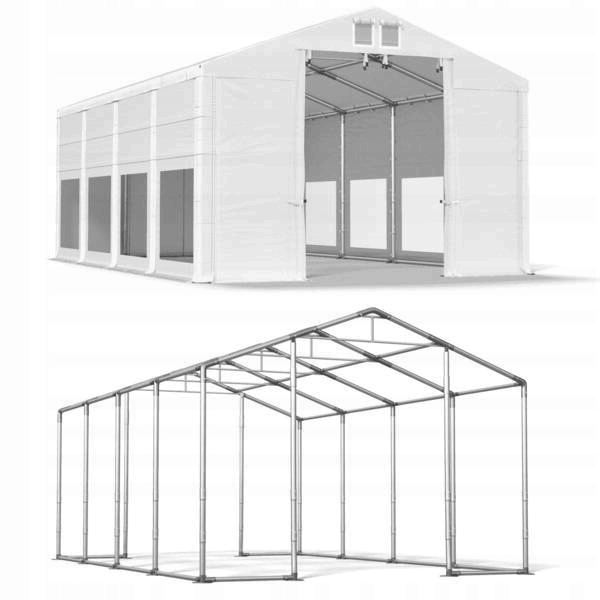 Namioty Warsztatowe 5x8m [4m] Całoroczne Das 560 W