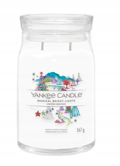 Yankee Candle Signature Sójová Svíčka Magical Bright Lights Vánoce Velká 567