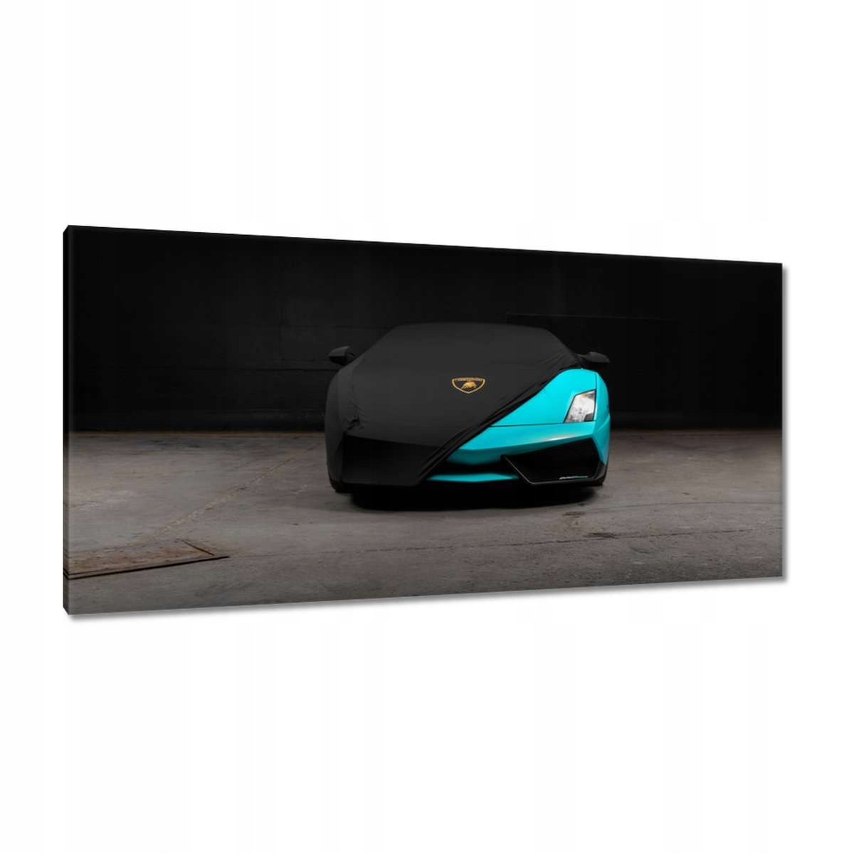 Obrazy 115x55 Tyrkysové sportovní auto