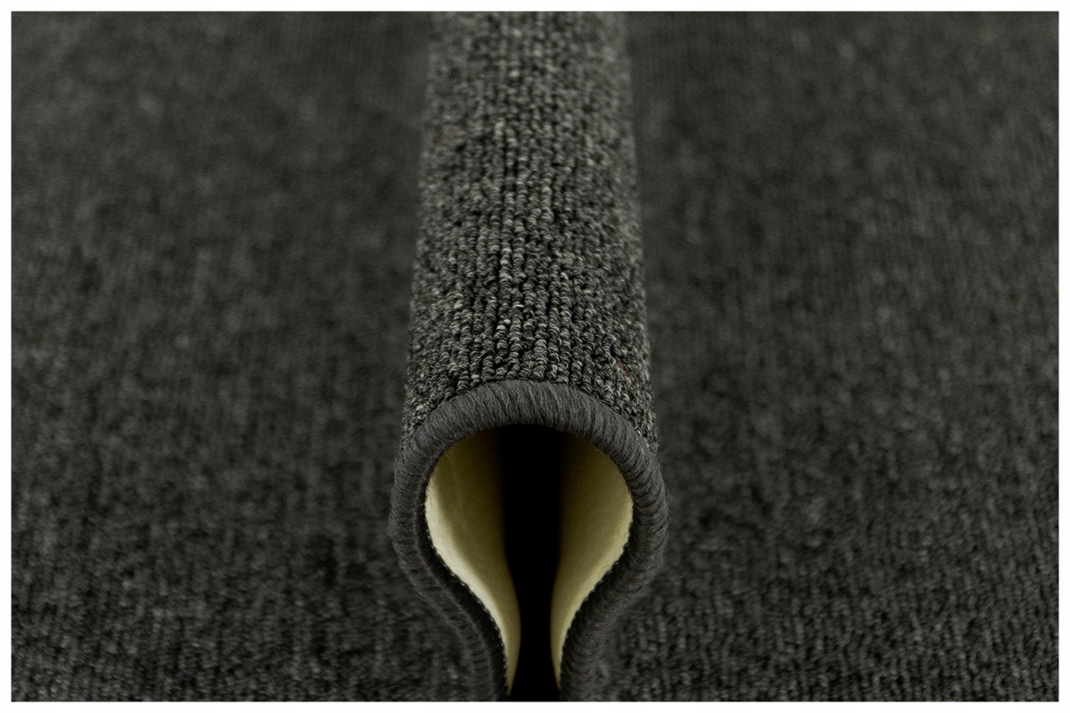 

200x200 cm Podgumowany Grafitowy Dywan Astra