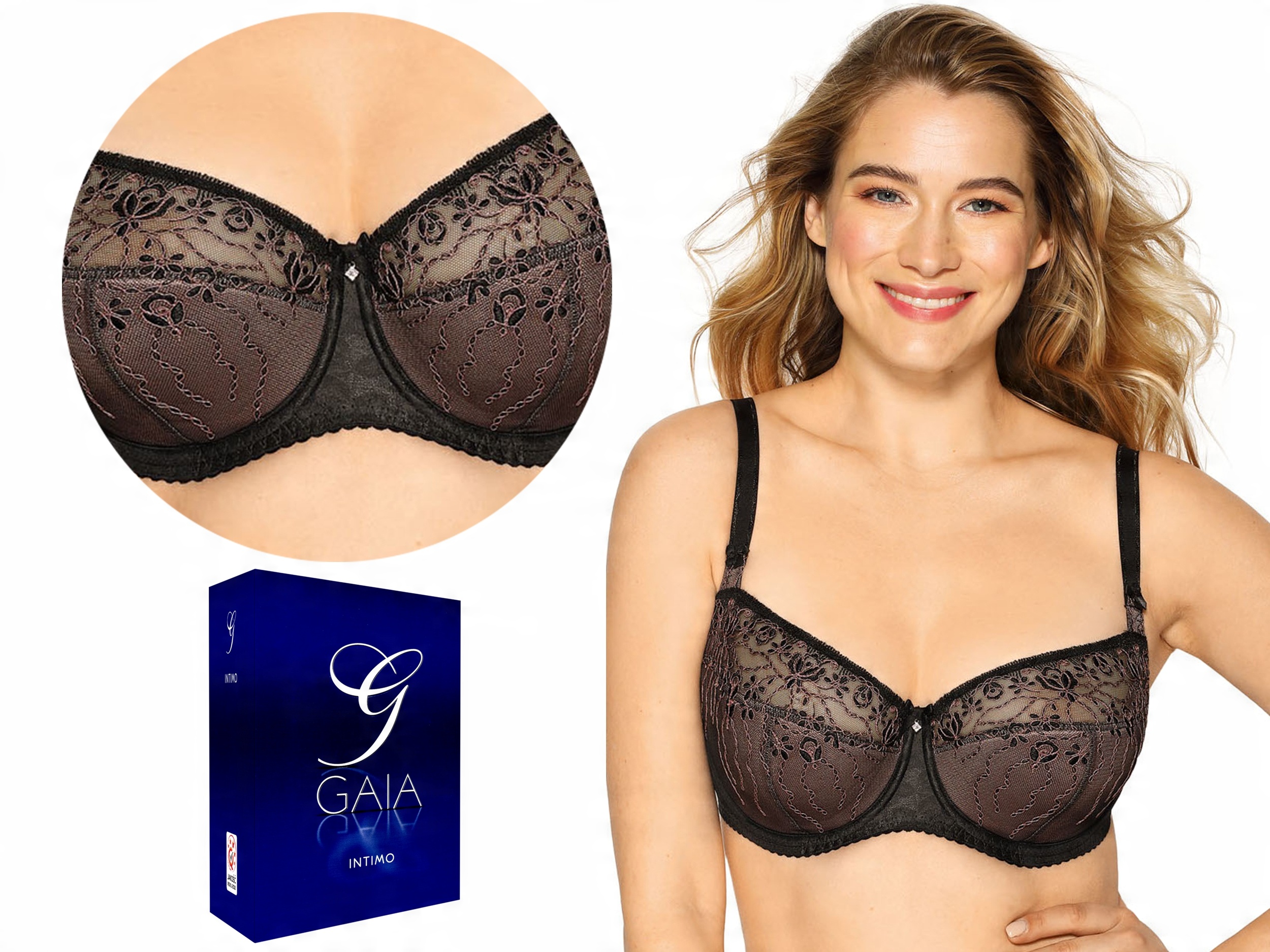

Biustonosz Gaia 983 Evelina powabna elegancja, 80B
