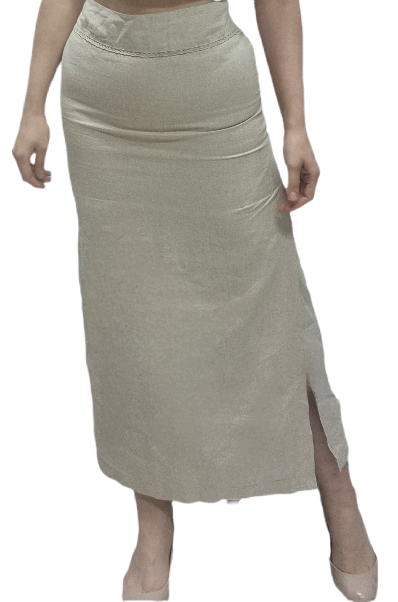 Sukně Maxi S 34 36 38 100% Len Part Two Klasická
