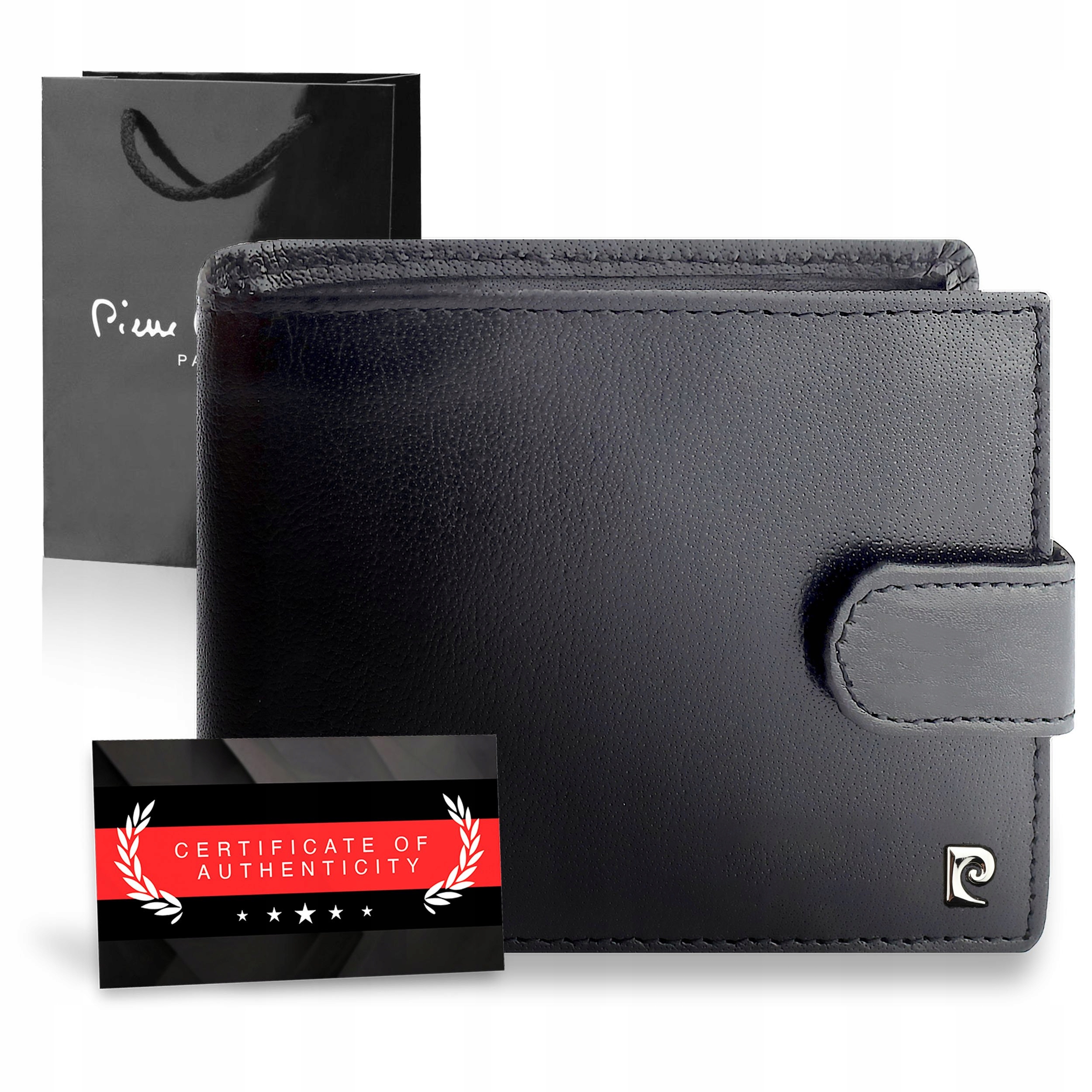 Pánská peněženka Pierre Cardin Přírodní kůže Rfid Taška Certifikát Q2