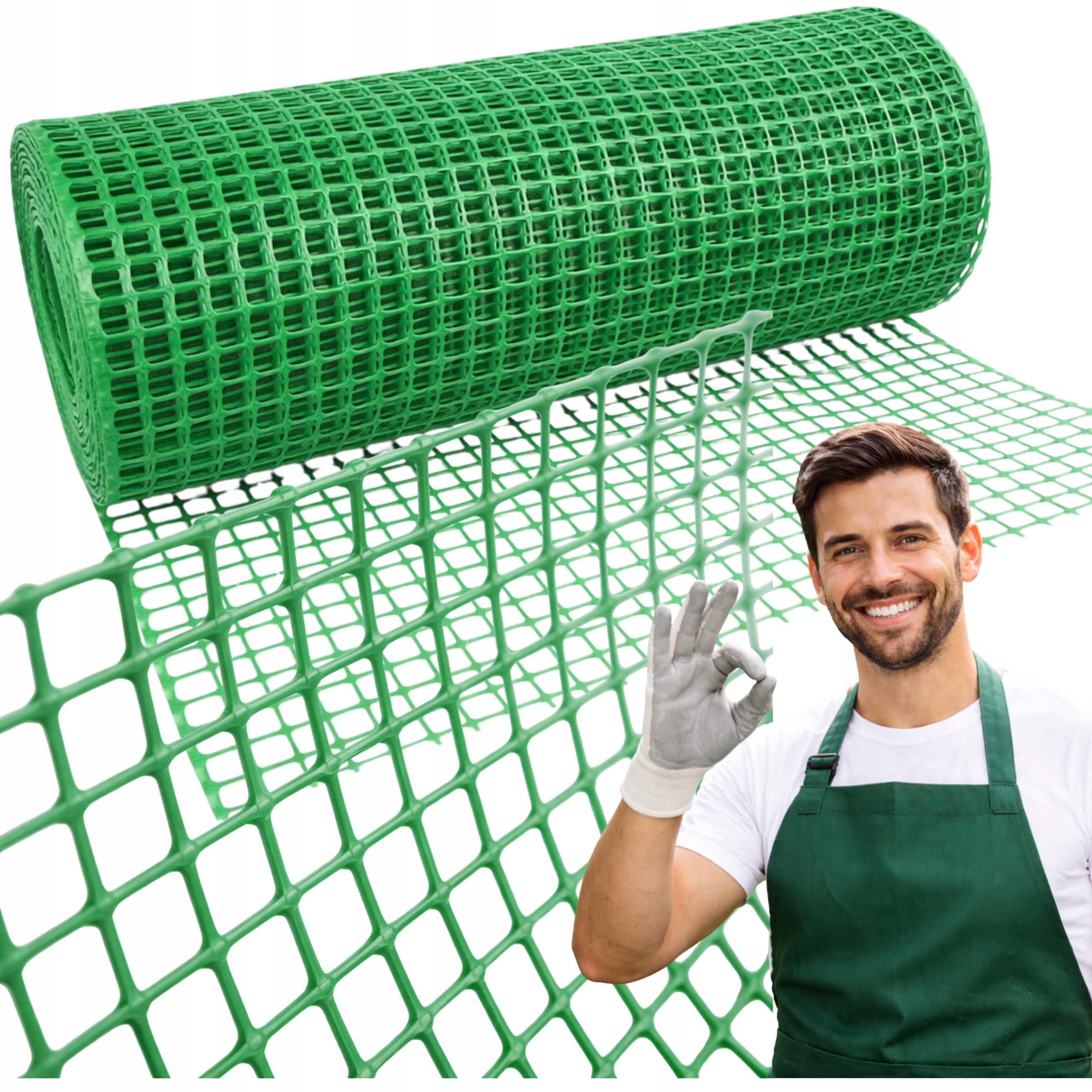 Plotová Síť Plastová Pvc Stavební Slevová Vyztužená 1,2x25 m