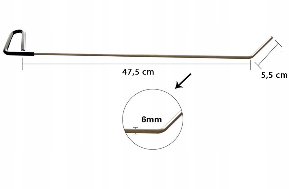 DRUTY lance PRĘTY HAKI PDR do usuwania WGNIECEŃ x6 Marka inna