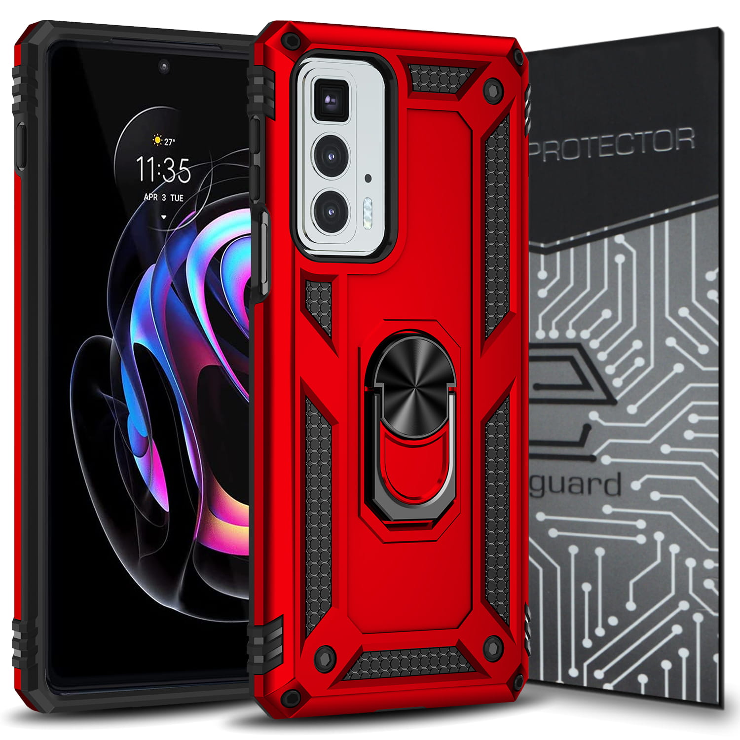 

Etui Pancerne+szkło do Motorola Moto Edge 20 Pro