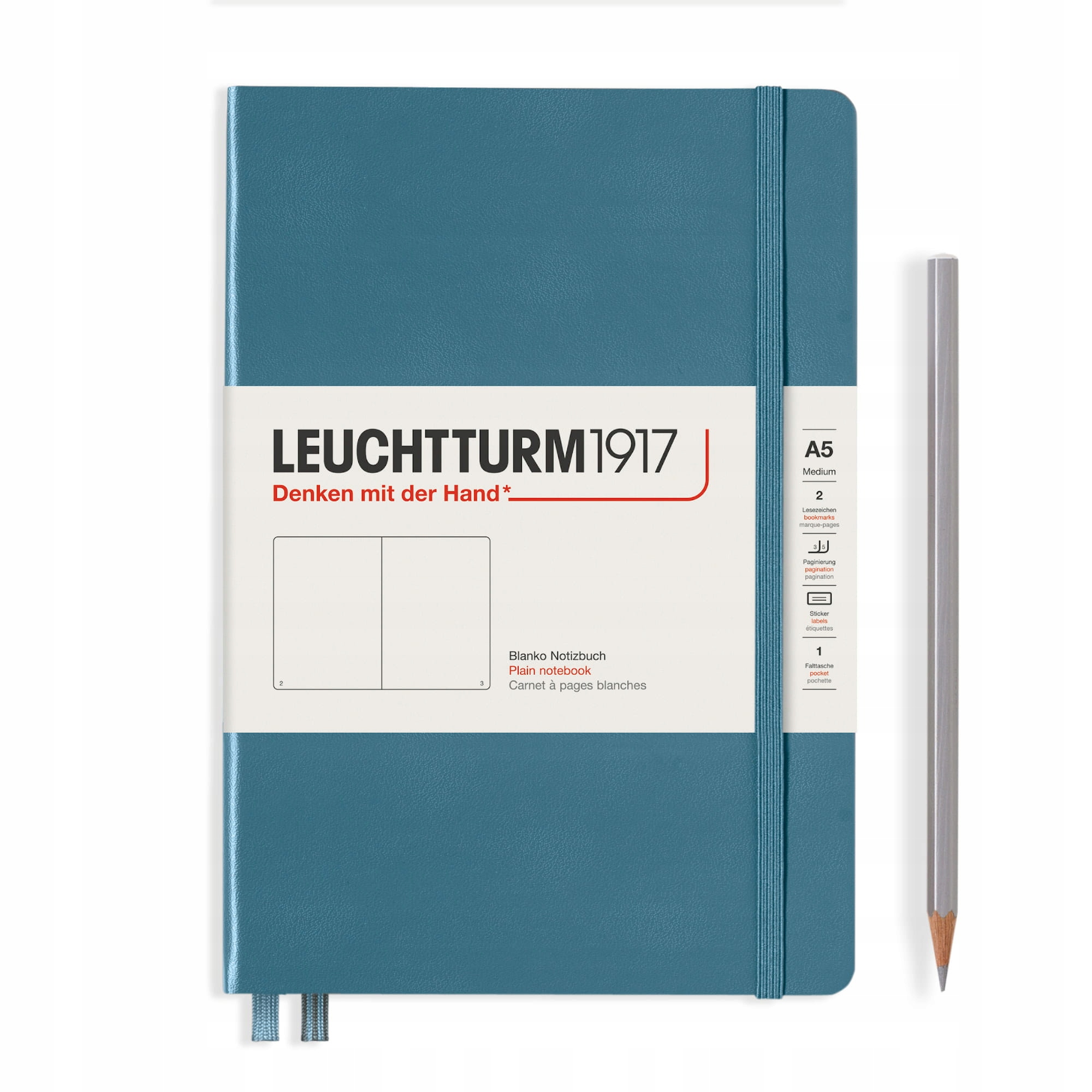 Notatnik Leuchtturm1917 Medium A5, Gładki, Stone B