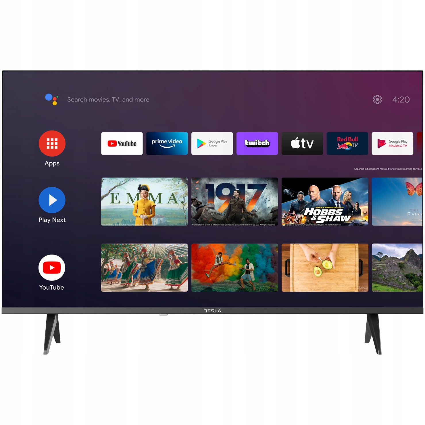 Televize Tesla, 43E635BFS, smart, Fhd, Android 11. 43" (109