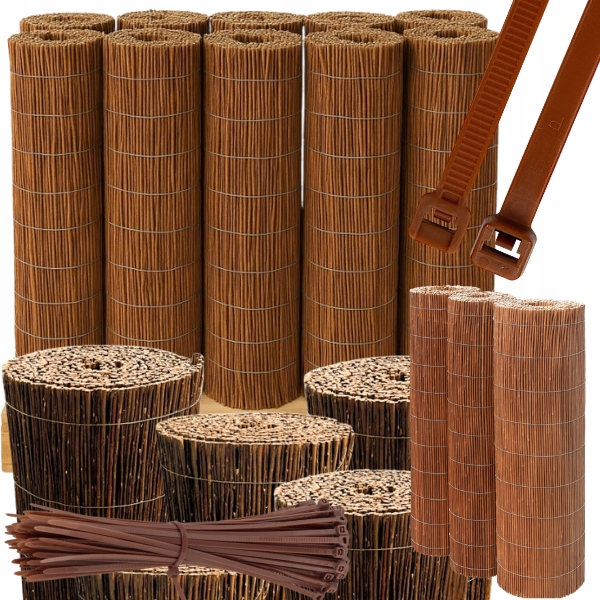 Proutěná Podložka 90x500 cm Proutěná Podložka Přírodní Hustá Krytka 100xOPASKY