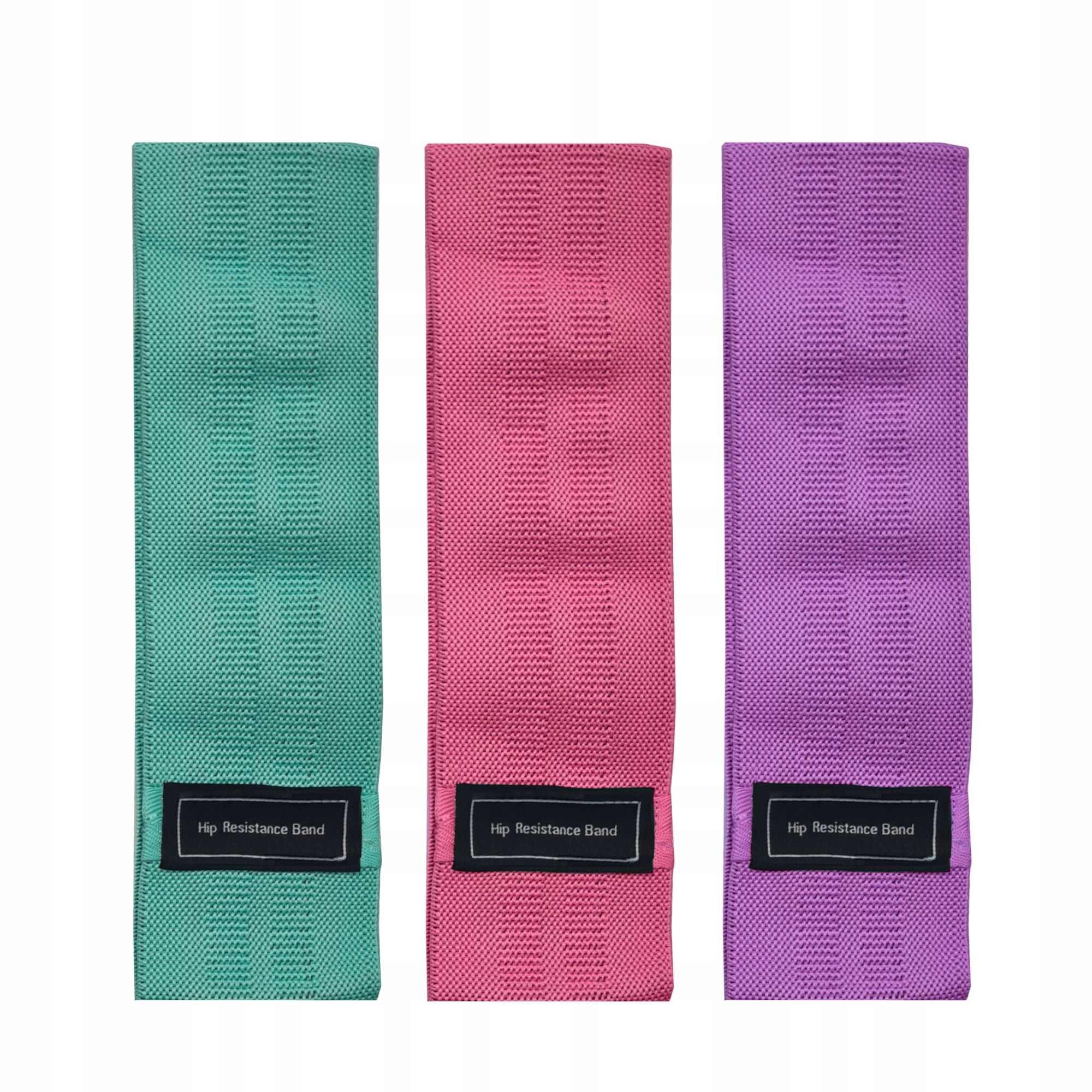 ZESTAW 3 GUM TAŚM OPOROWYCH DO ĆWICZEŃ HIP BAND DO AEROBIKU Marka SportForFun