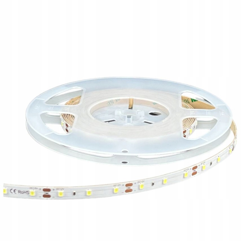 Led páska 12V 60LED 6W veľmi studená biela 12000K 5 m, IP64 vodotesná
