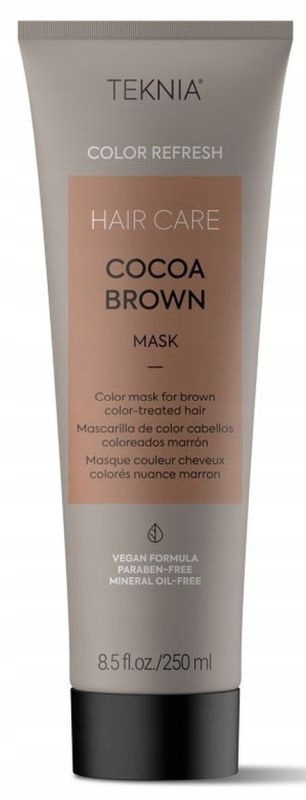 Lakme Teknia Refresh Cocoa Brown Maska Na Vlasy V Odstínech Hnědé 250 ml