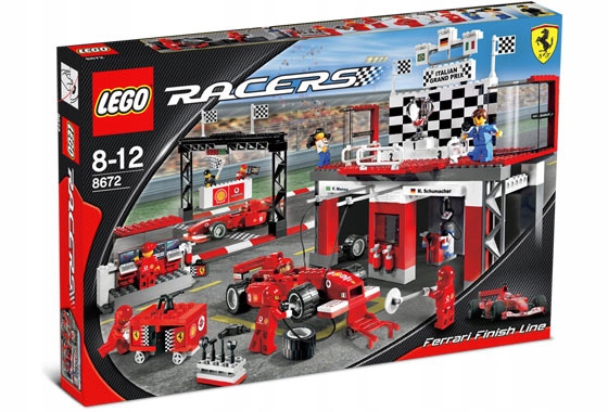 LEGO Racers 8672 FERRARI FINISH LINE