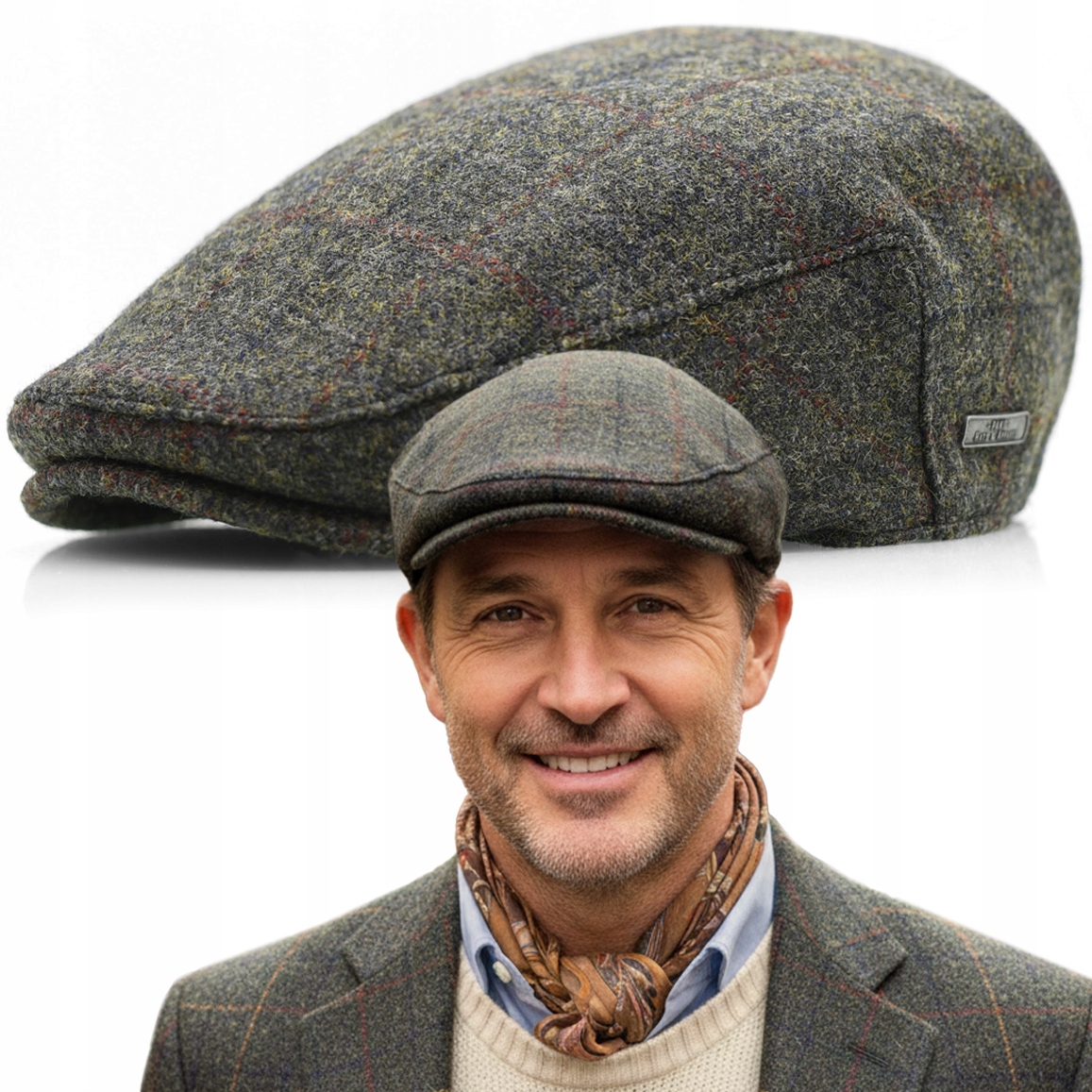 Pánská zimní zateplená čepice Čepice Premium 100% Vlněná Pako Jeans