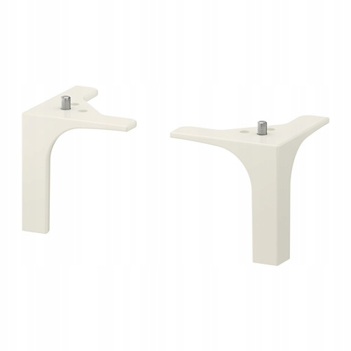 

Ikea Nannarp Noga biały 2 sztuki Aluminium