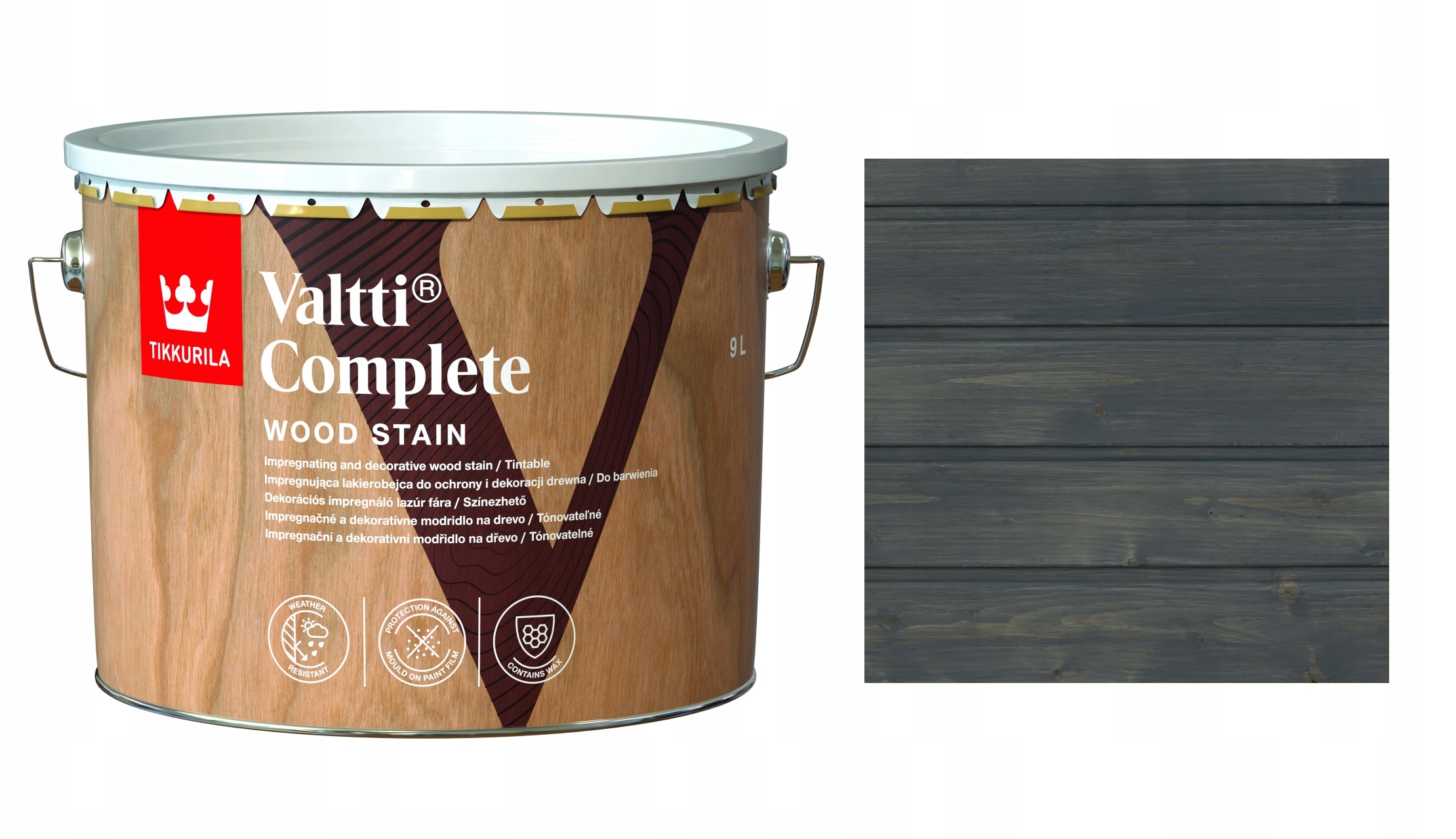 Tikkurila Valtti Complete 9L 245A Lovely Evening Lakierobejca Rozpuszczaln.