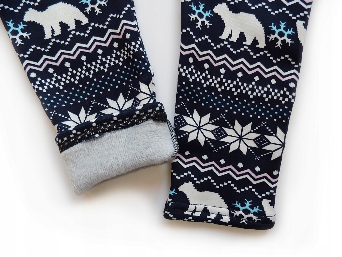 

Legginsy Ocieplane Futerkiem Zimowe 134/140
