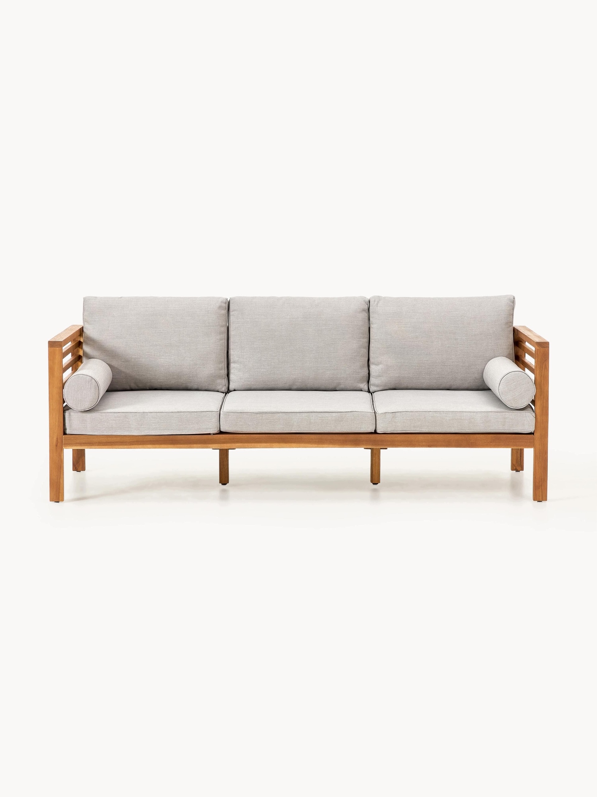 Sofa ogrodowa z drewna akacjowego Bo W 197 x D 72 cm (3-osobowa)