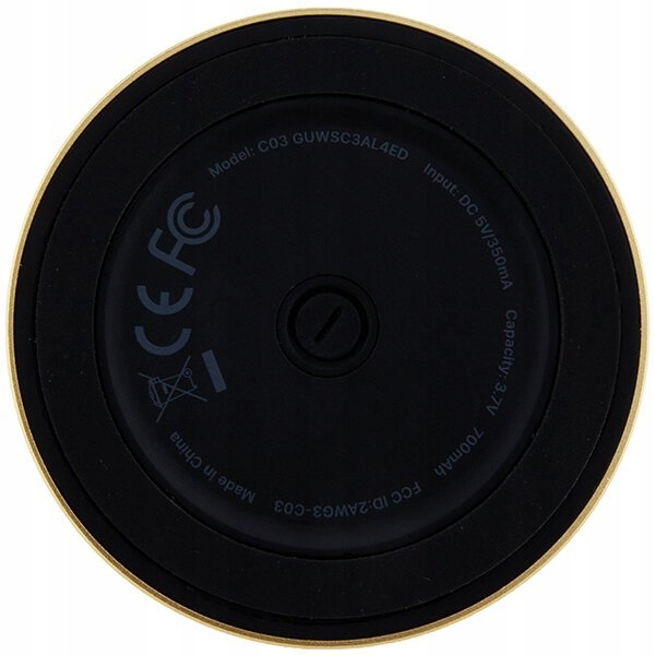 GUESS GŁOŚNIK BLUETOOTH GUWSC3ALSMD STAND MAGNETIC SCRIPT METAL ZŁOTY Waga produktu z opakowaniem jednostkowym 0.2 kg