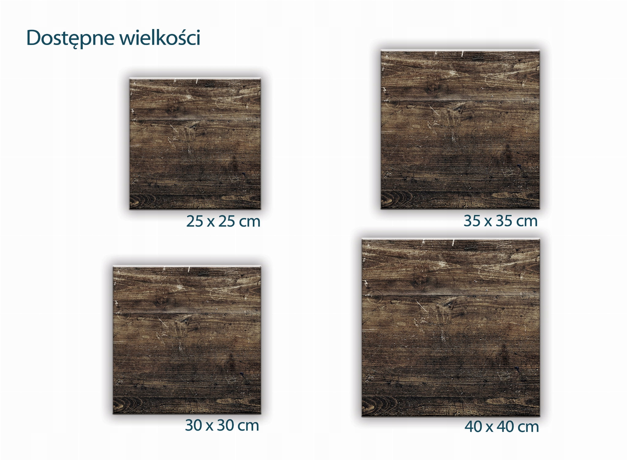 SZKLANA PODSTAWKA POD ZNICZE 40x40cm Drewno 43h Motyw inny