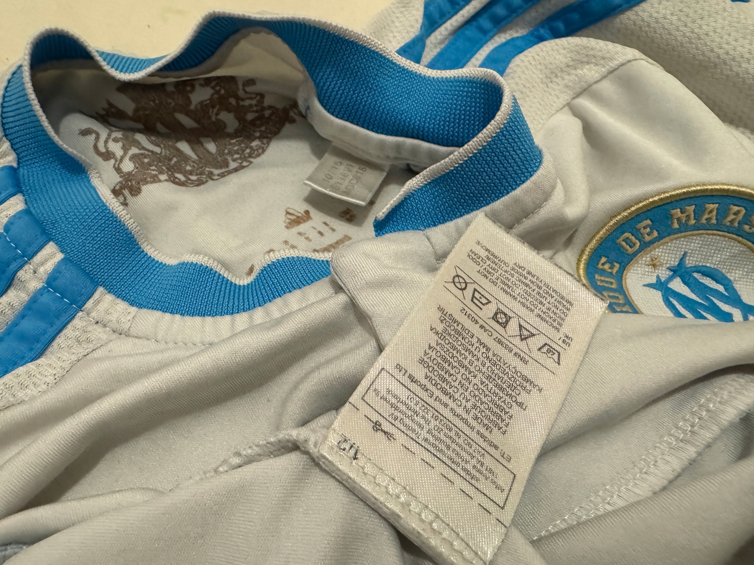 Олімпік Марсель (Франція) Футболка 15/16 Домашня Adidas Для Дорослих S