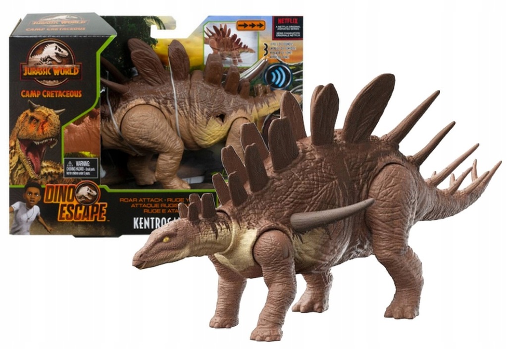 

Jurassic World Dinozaur Kentrosaurus ryczący