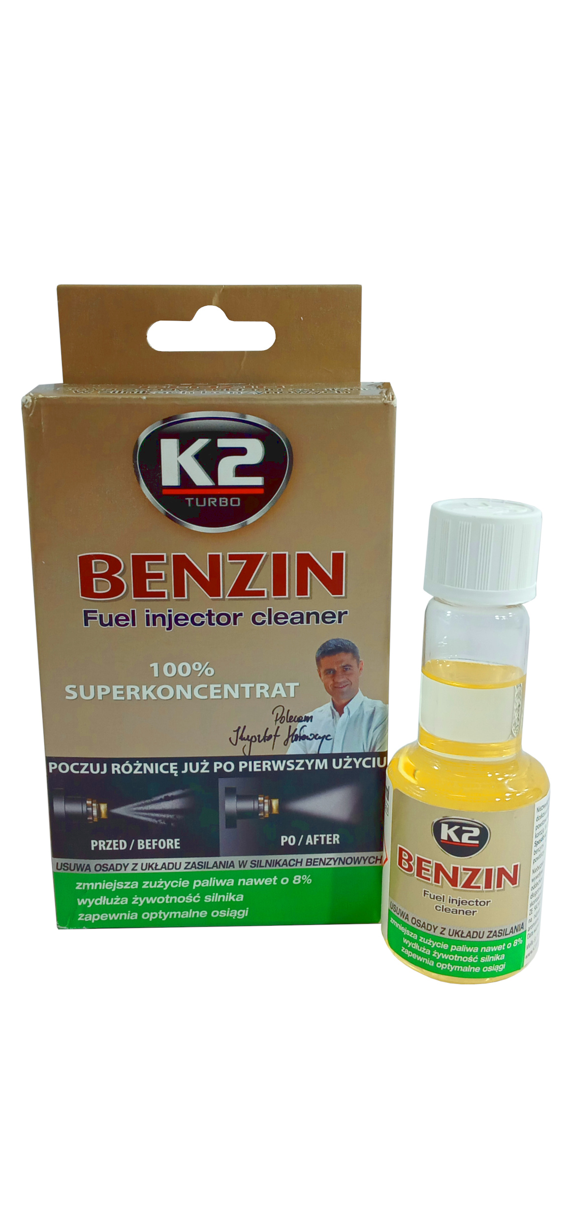 

K2 Benzin Do Czyszczenia Wtrysków Benzyna 50ML
