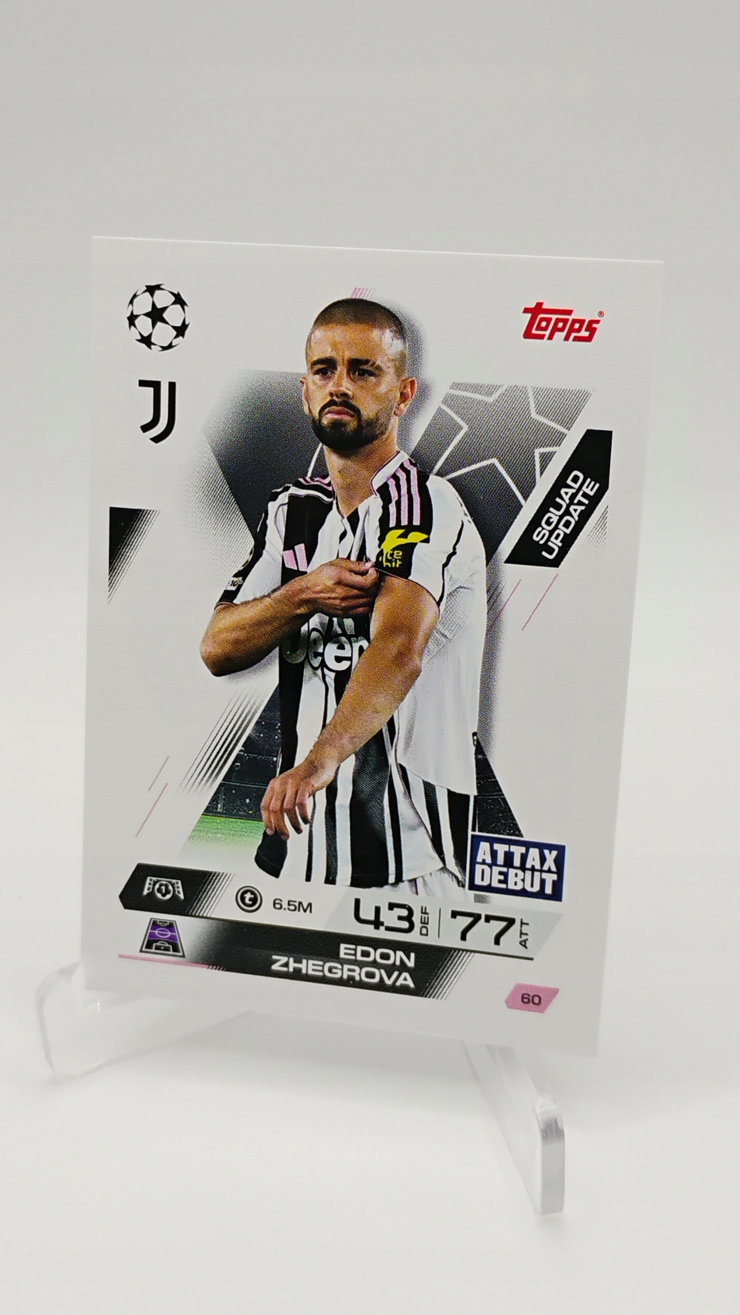 Topps Match Attax Extra 2025-2026 Squad Update 60 Edon Zhegrova Juventus