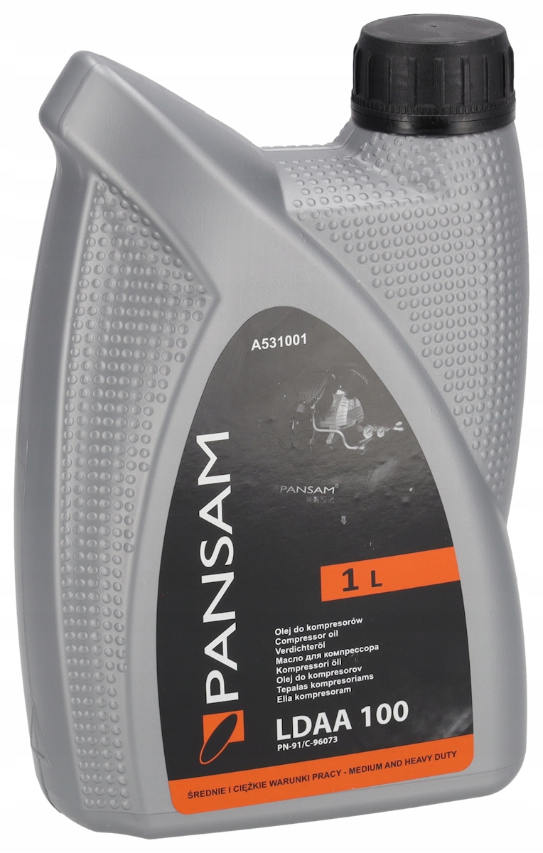 OLEJ PANSAM do KOMPRESORA SPRĘŻARKI kompresorów sprężarek tłokowych 1LITR EAN (GTIN) 5902628002273