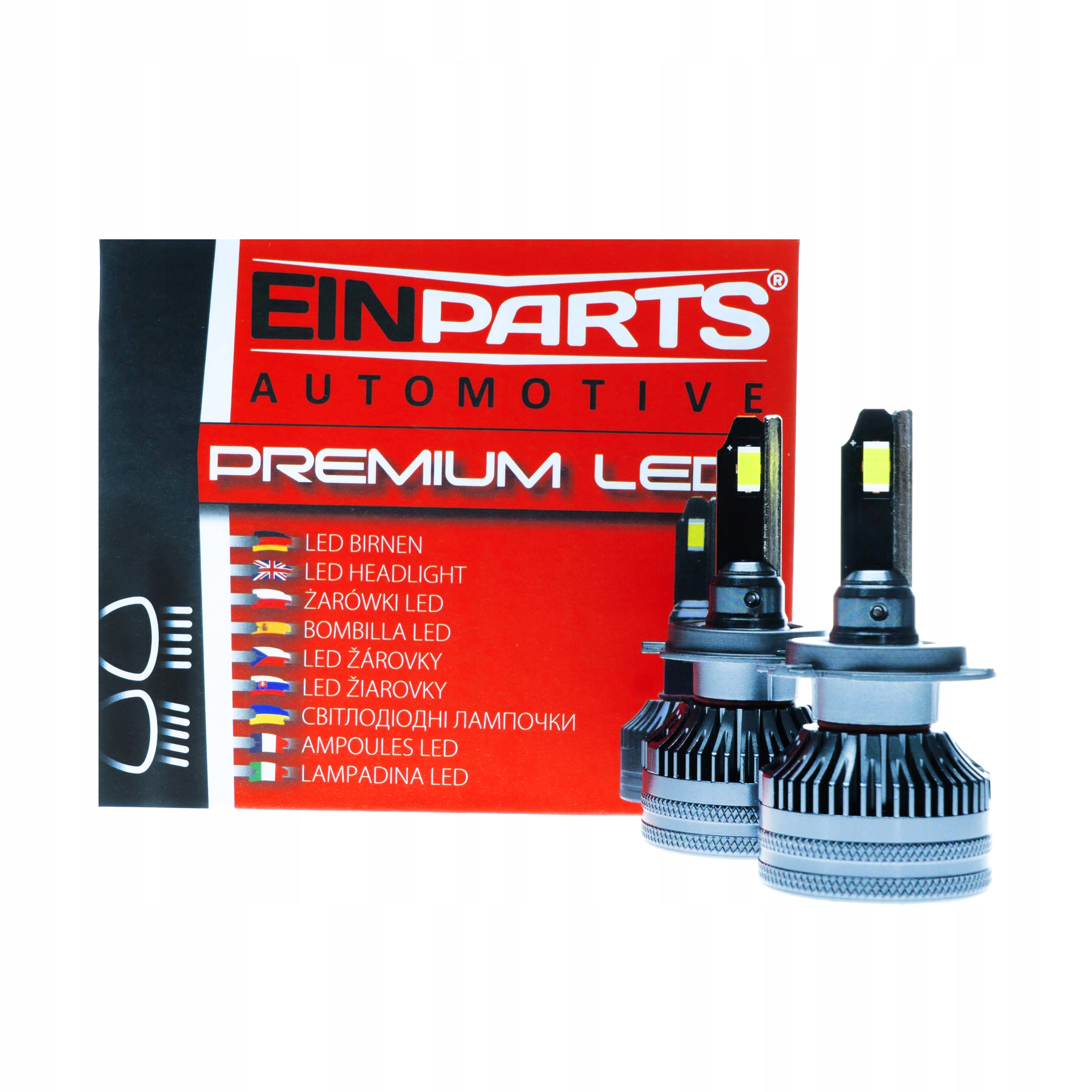 Led Žárovky H7 6000K S Aktivním Chlazením 12–24V Canbus Plug&Play 2 ks